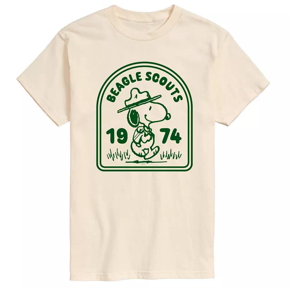 Men's Peanuts Beagle Scouts Badge Graphic Tee,  Product Image