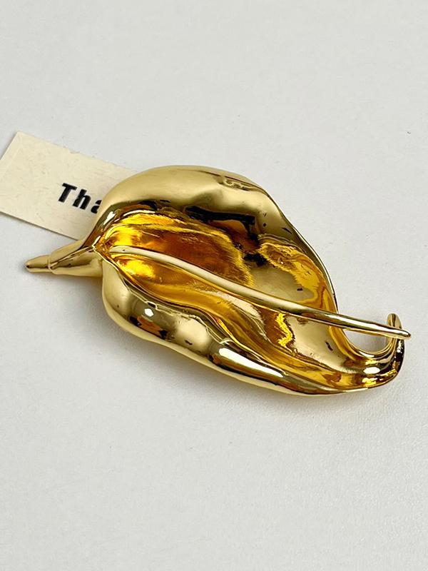 Geometric Leaves Shape Brooch Accessories Product Image