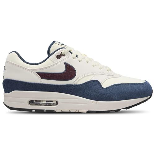 Nike Mens Nike Air Max 1 - Mens Running Shoes Coconut Milk/Burgundy Crush Product Image