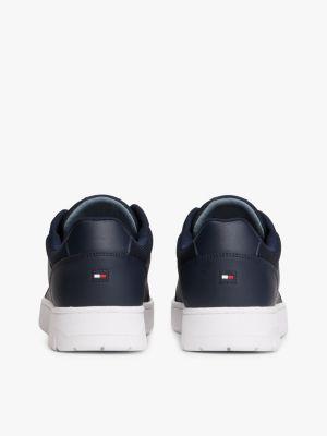 Mixed Media Leather Court Sneaker Product Image