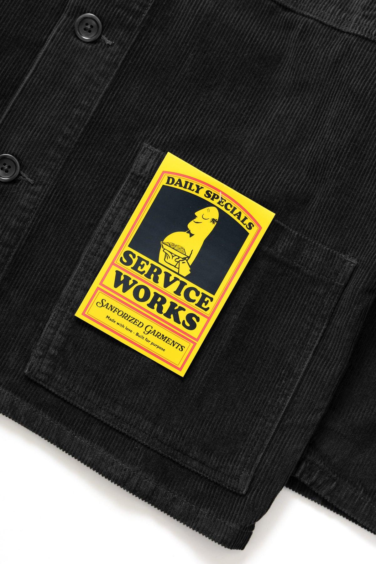 Service Works - Corduroy Chore Shirt - Black Product Image