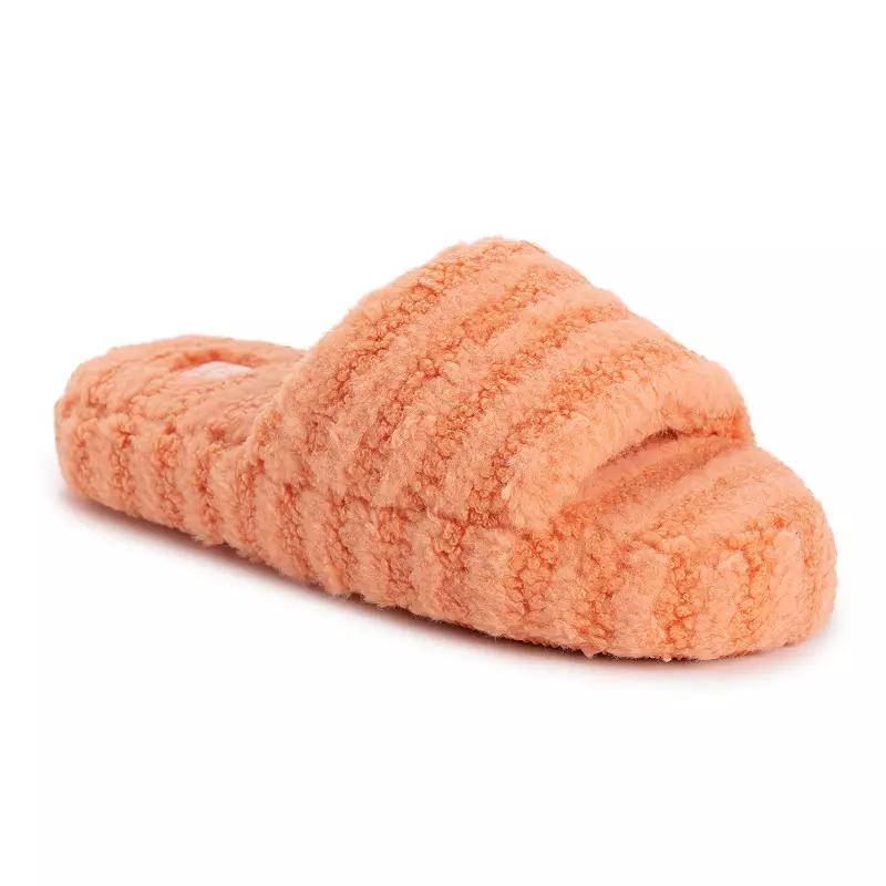 MUK LUKS Orla Daisy Women's Faux Fur Slippers,  Product Image
