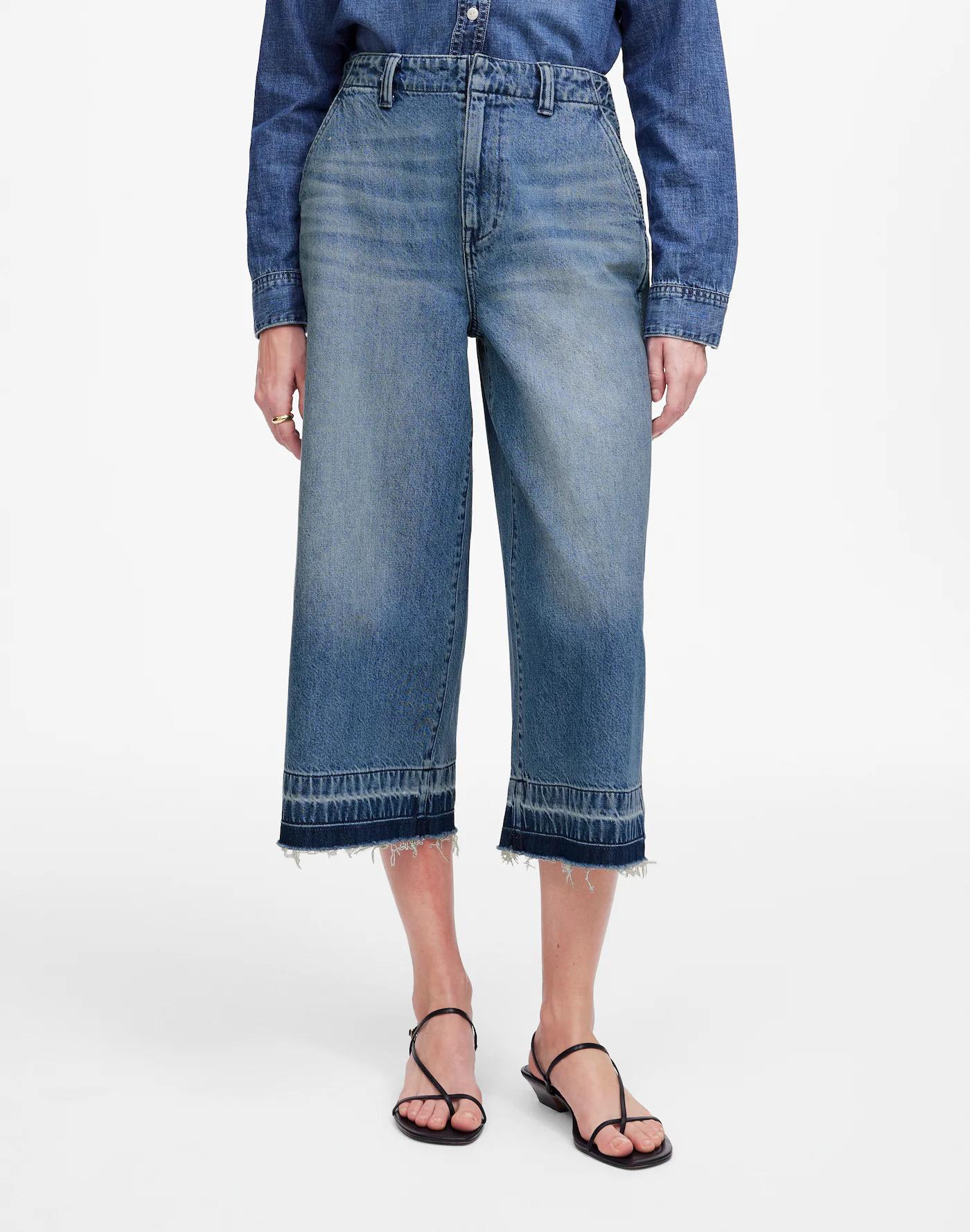 Denim Culottes Product Image