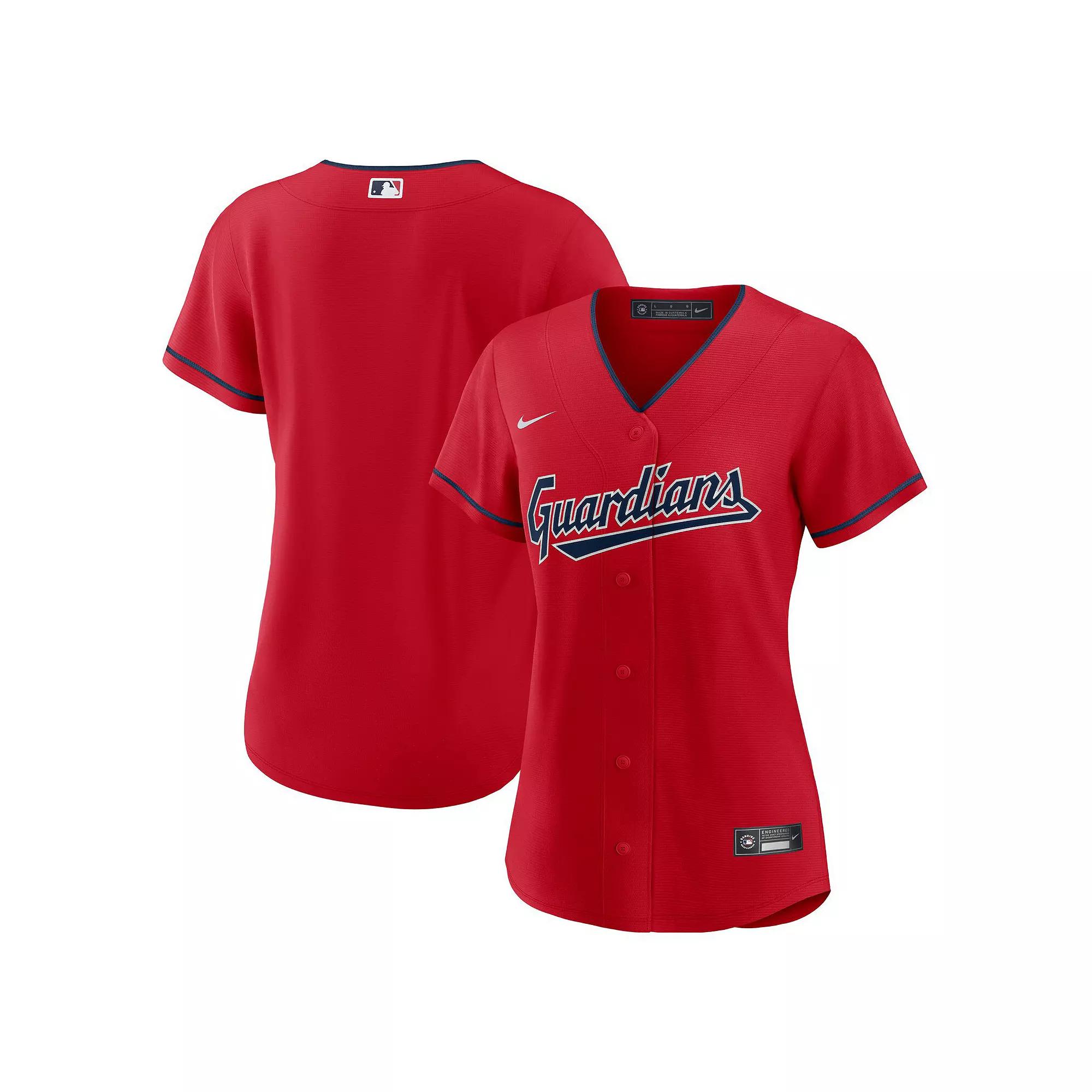 Women's Nike Navy Cleveland Guardians Alternate Official Replica Jersey,  Product Image
