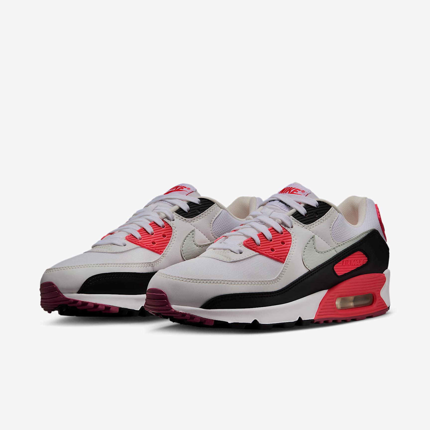 Nike Air Max 90 - Womens Shoes Aster Pink/White/Light Silver Product Image