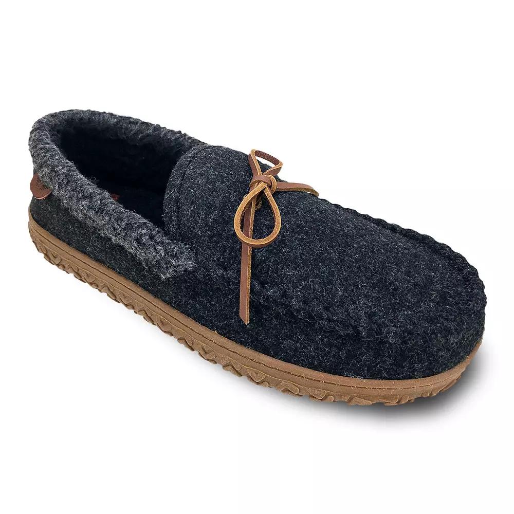 Dockers® Rugged Rolled Collar Boater Men's Moccasin Slippers, Size: 14, Gray Product Image