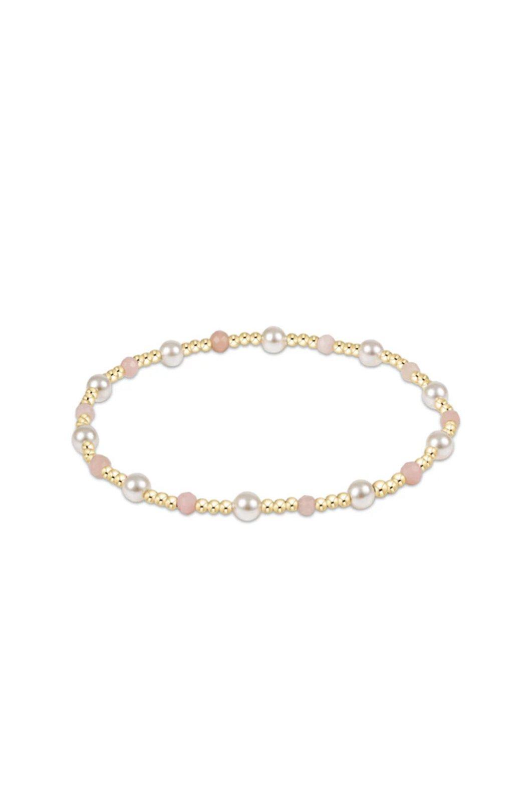 Pearl Sincerity Gemstone 4MM Bead Bracelet Product Image