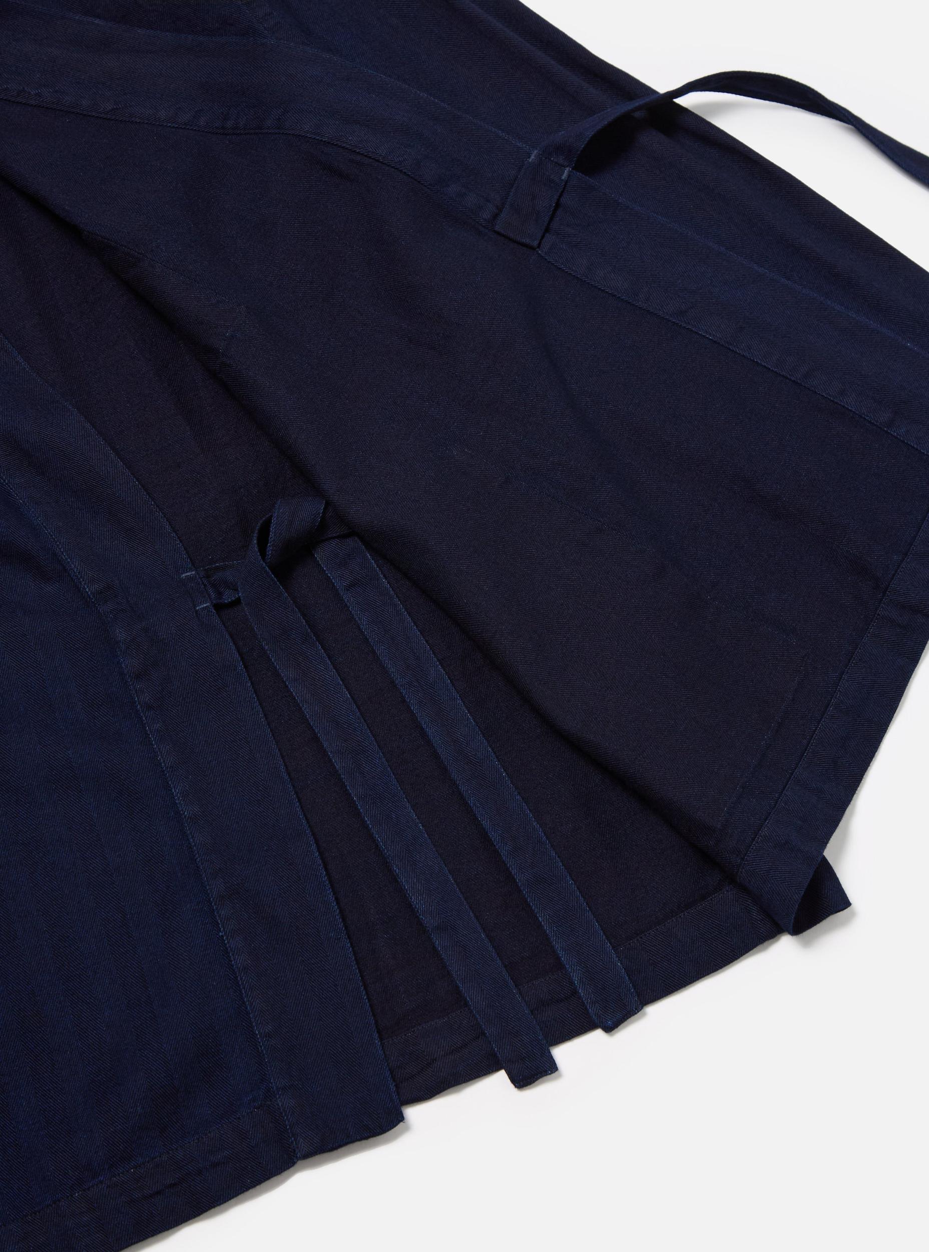 Indigo Herringbone Denim Kyoto Work Jacket Product Image