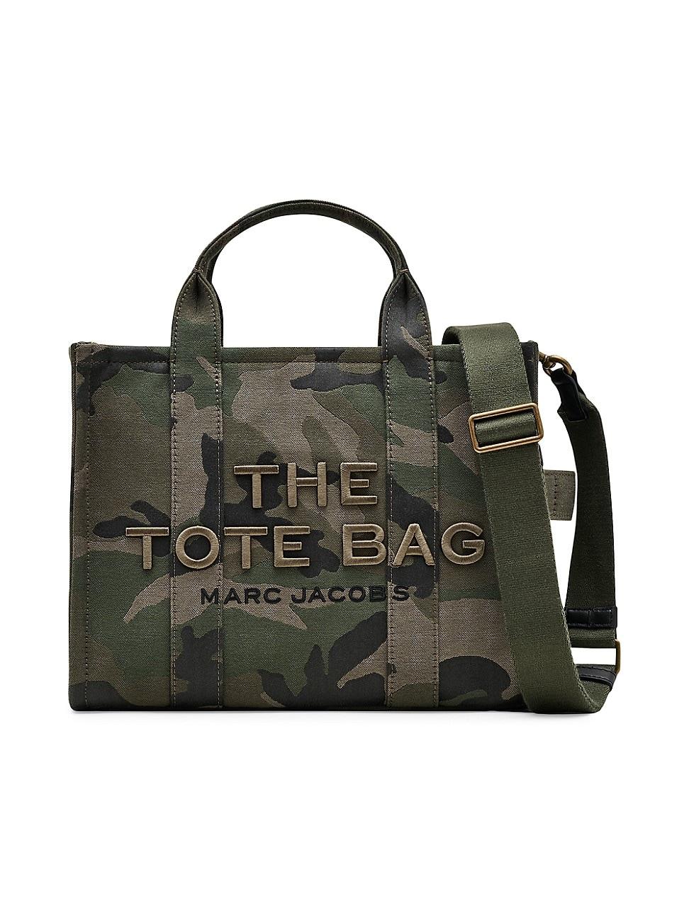 Womens The Camo Jacquard Medium Tote Bag Product Image