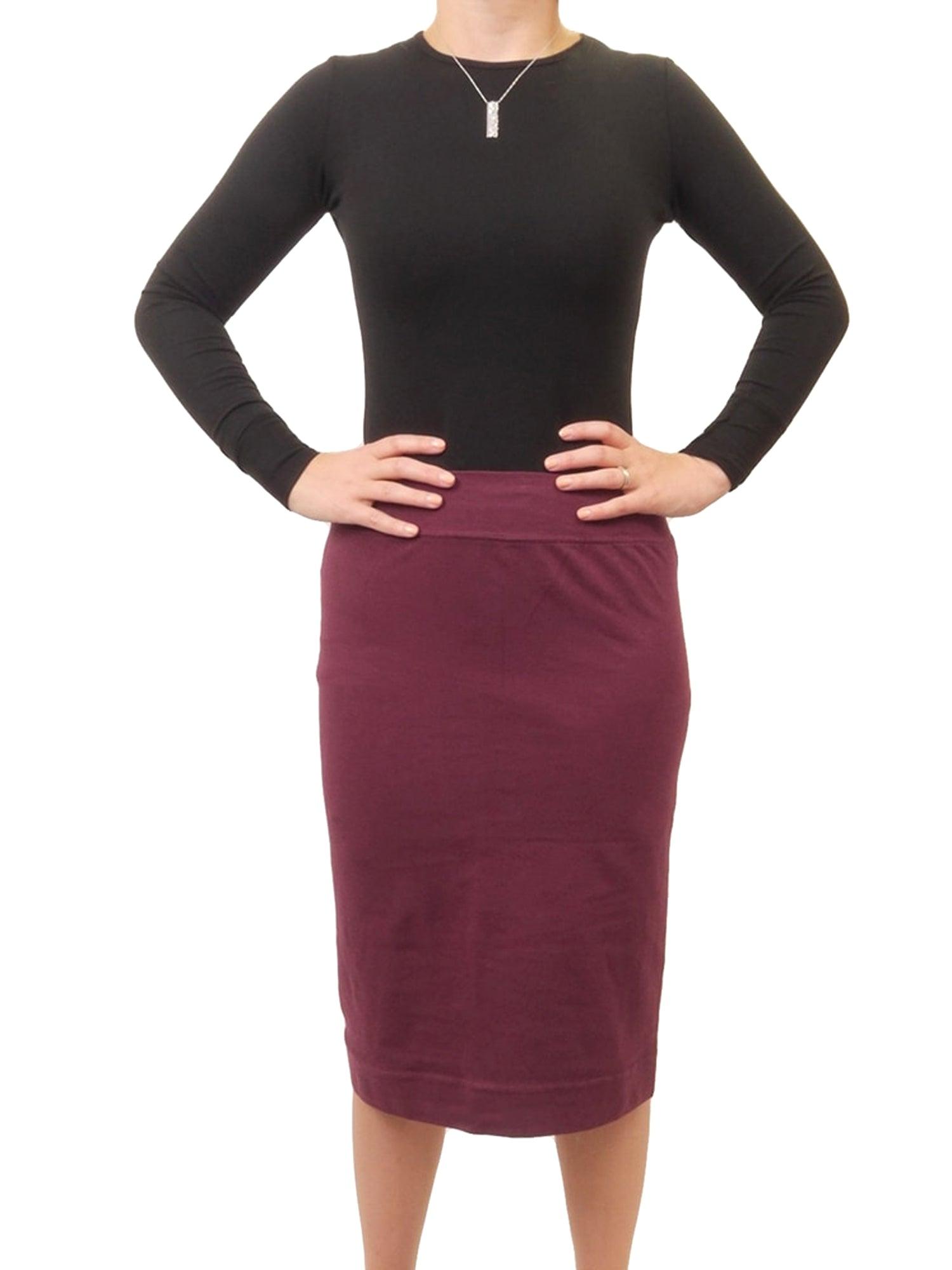 Hard Tail Cotton Pencil Skirt W-321 Product Image