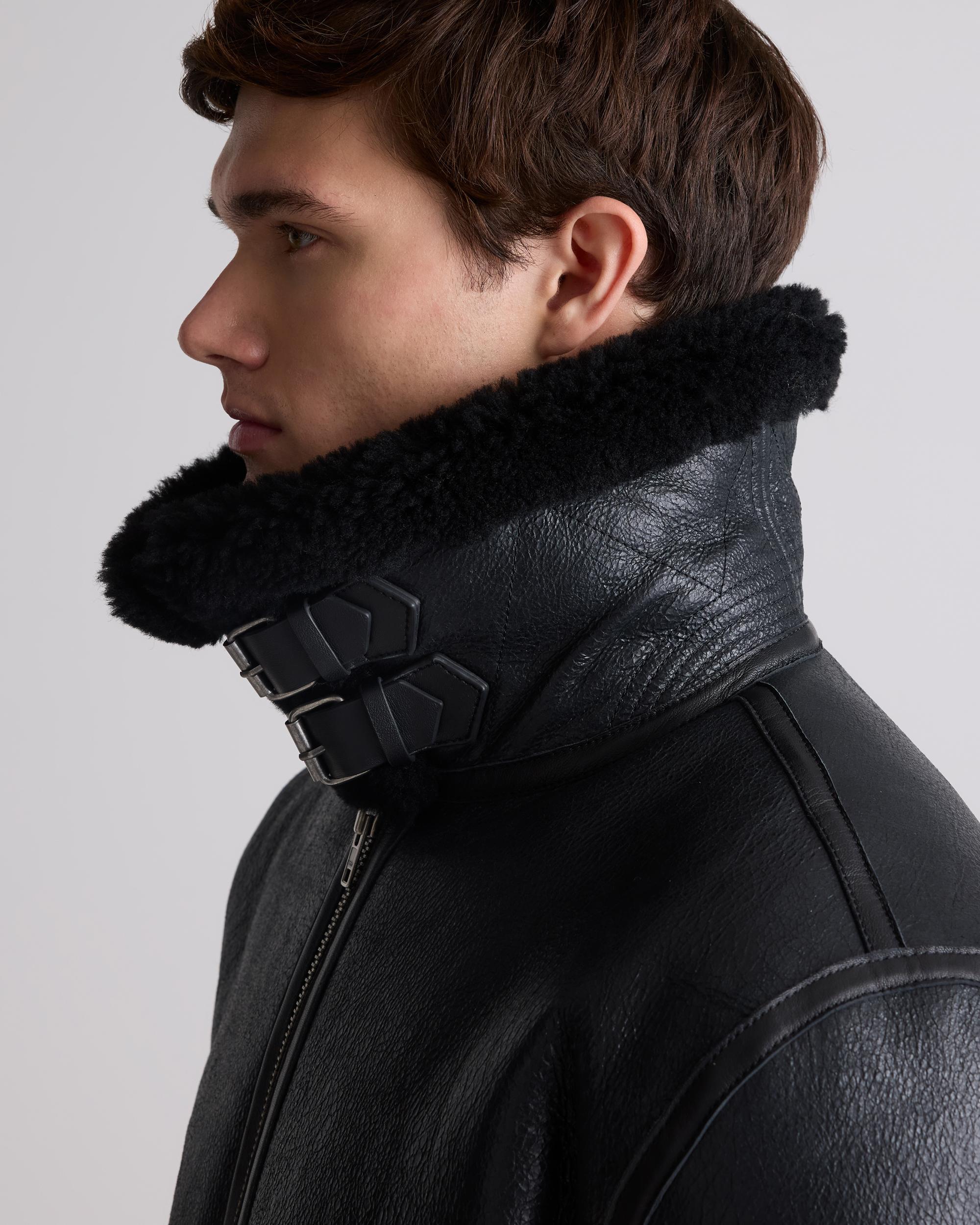 Quince | Men's 100% Shearling Bomber Jacket Size XL, Leather Product Image