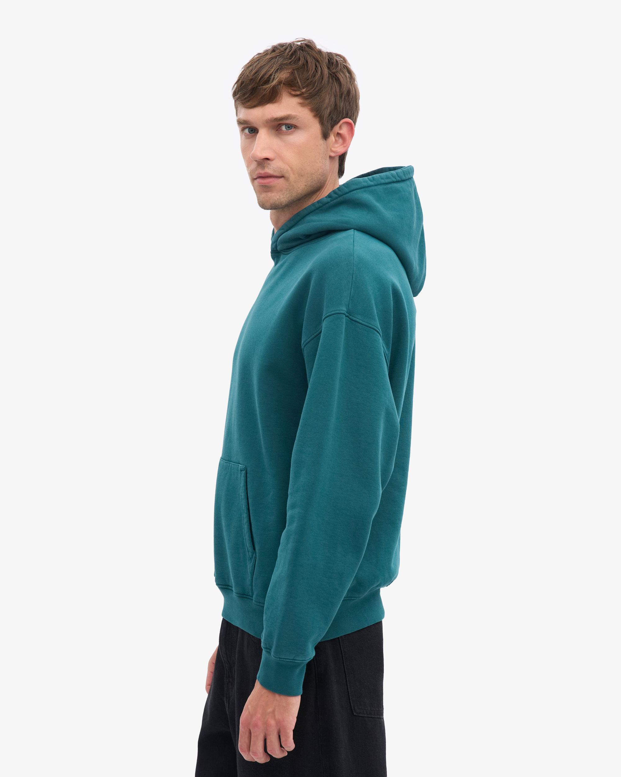 Organic Oversized Hood - Ocean Green Product Image