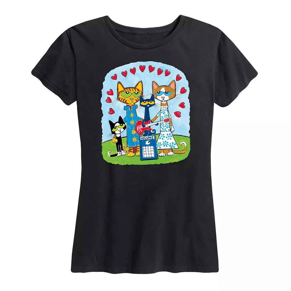 Women's Pete The Cat Family Graphic Tee,  Product Image