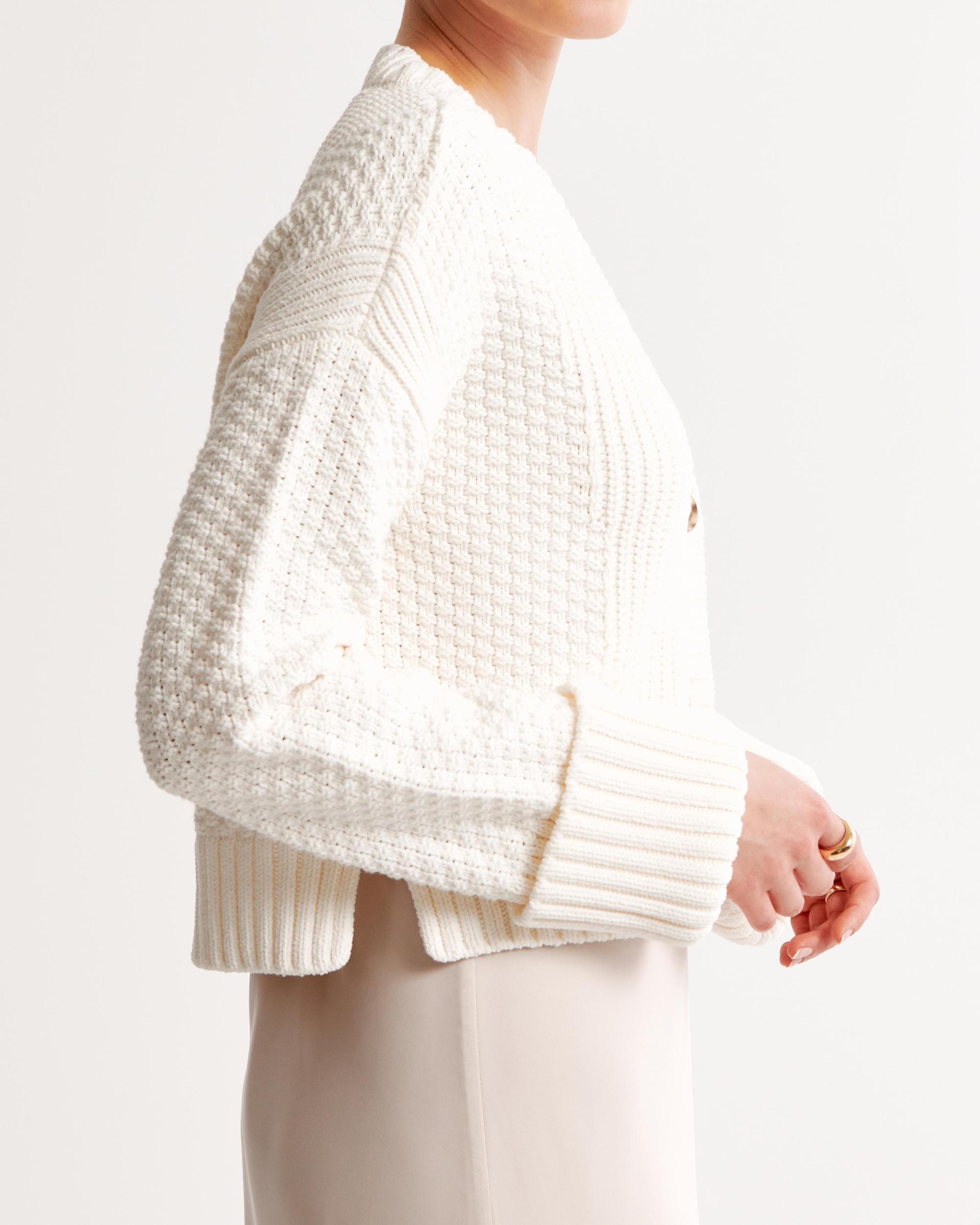 The A&F Cameron Seed Stitch Cardigan Product Image