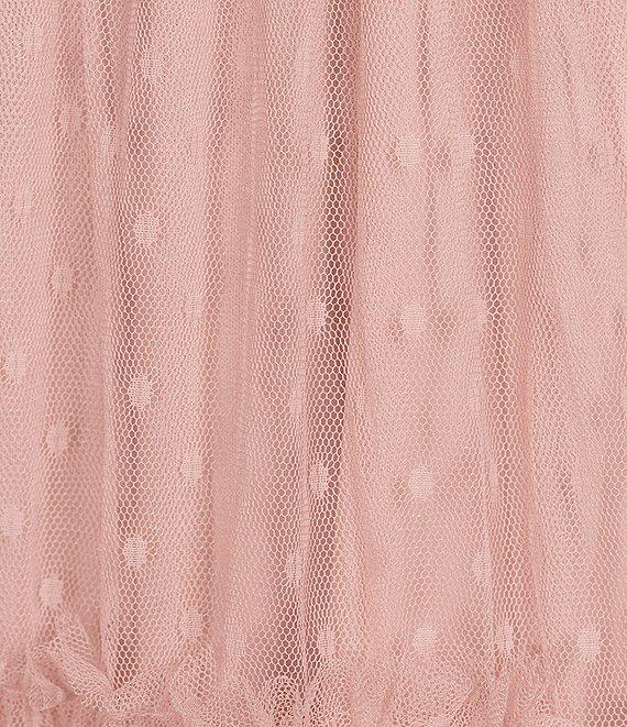 Blu Pepper Lace Square Neck Sleeveless Tiered Midi Dress Product Image