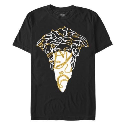 Men's Crooks & Castles Medusa White Bandana  Graphic T-Shirt Product Image