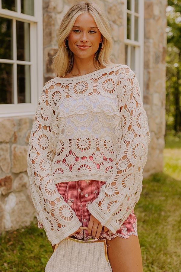 Coastal Dreams Crochet Top Product Image