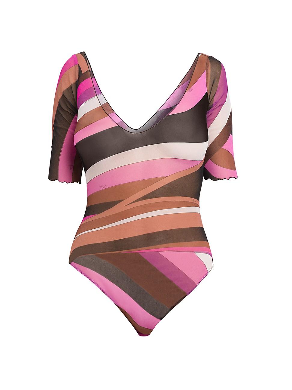 Womens Parade V-Neck Bodysuit Product Image