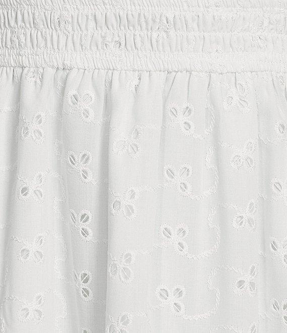 Evolutionary Eyelet Spaghetti Strap Tiered Dress Product Image