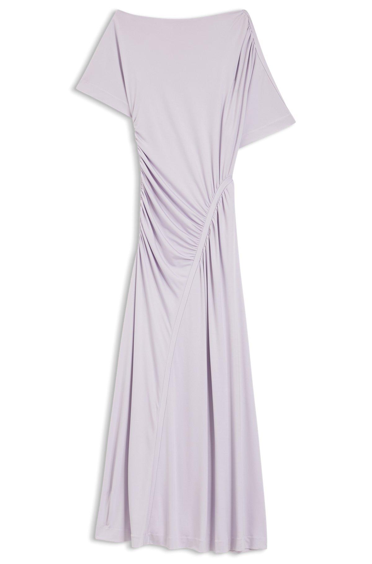 Gathered-detail dress in a slim fit Product Image
