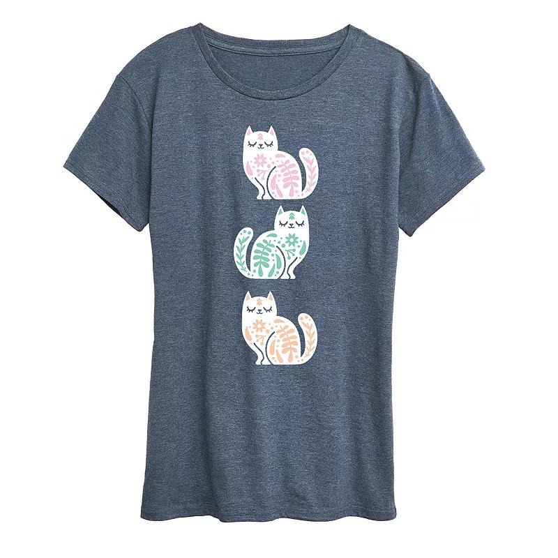 Women's Scandinavian Cats Graphic Tee,  Product Image