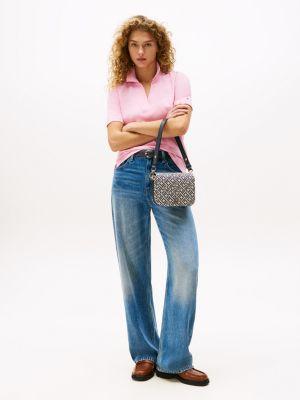 Regular Fit Circle Logo Stretch Polo Product Image