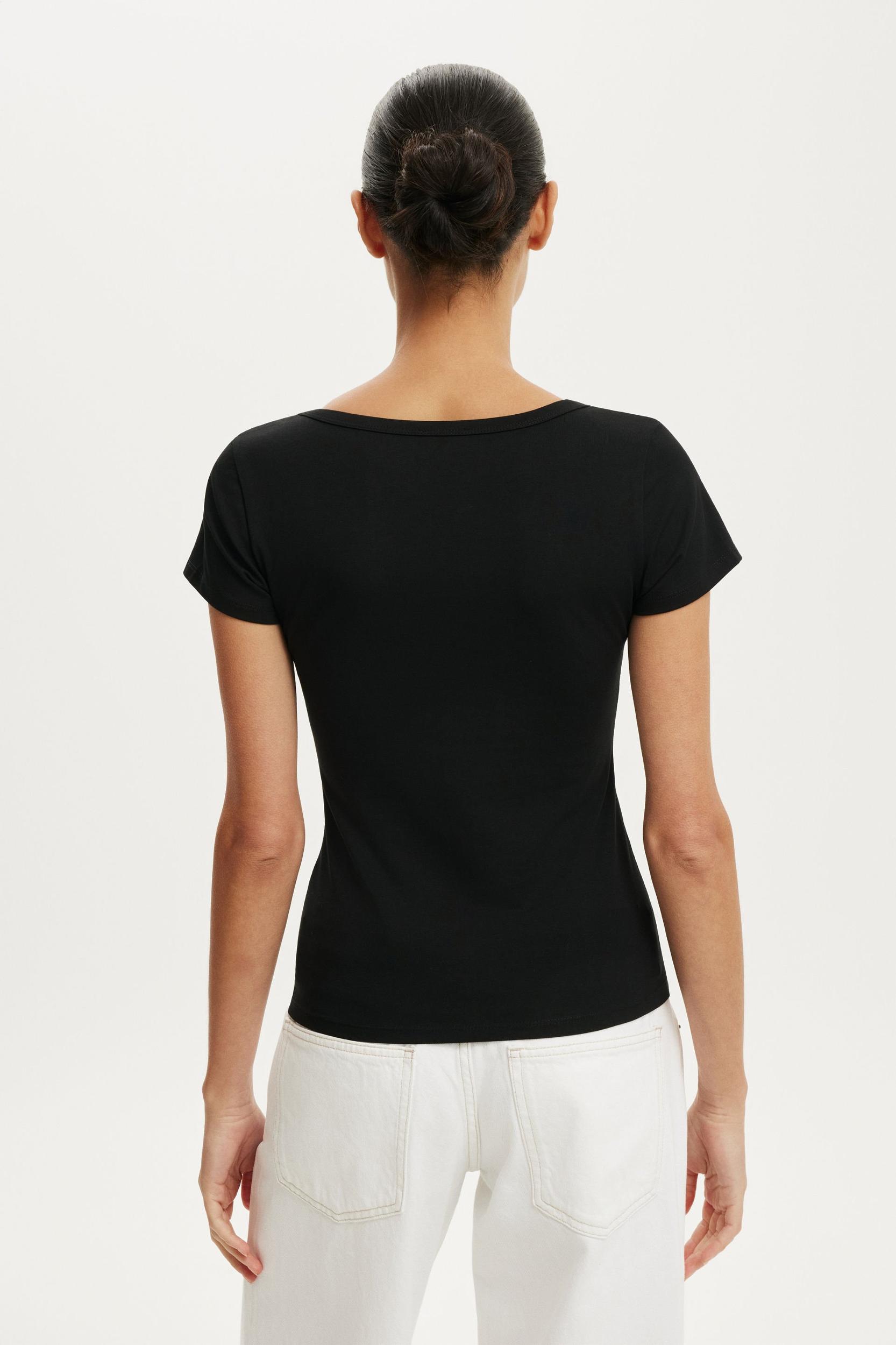 Everyday Smooth Scoop Neck Tee Product Image
