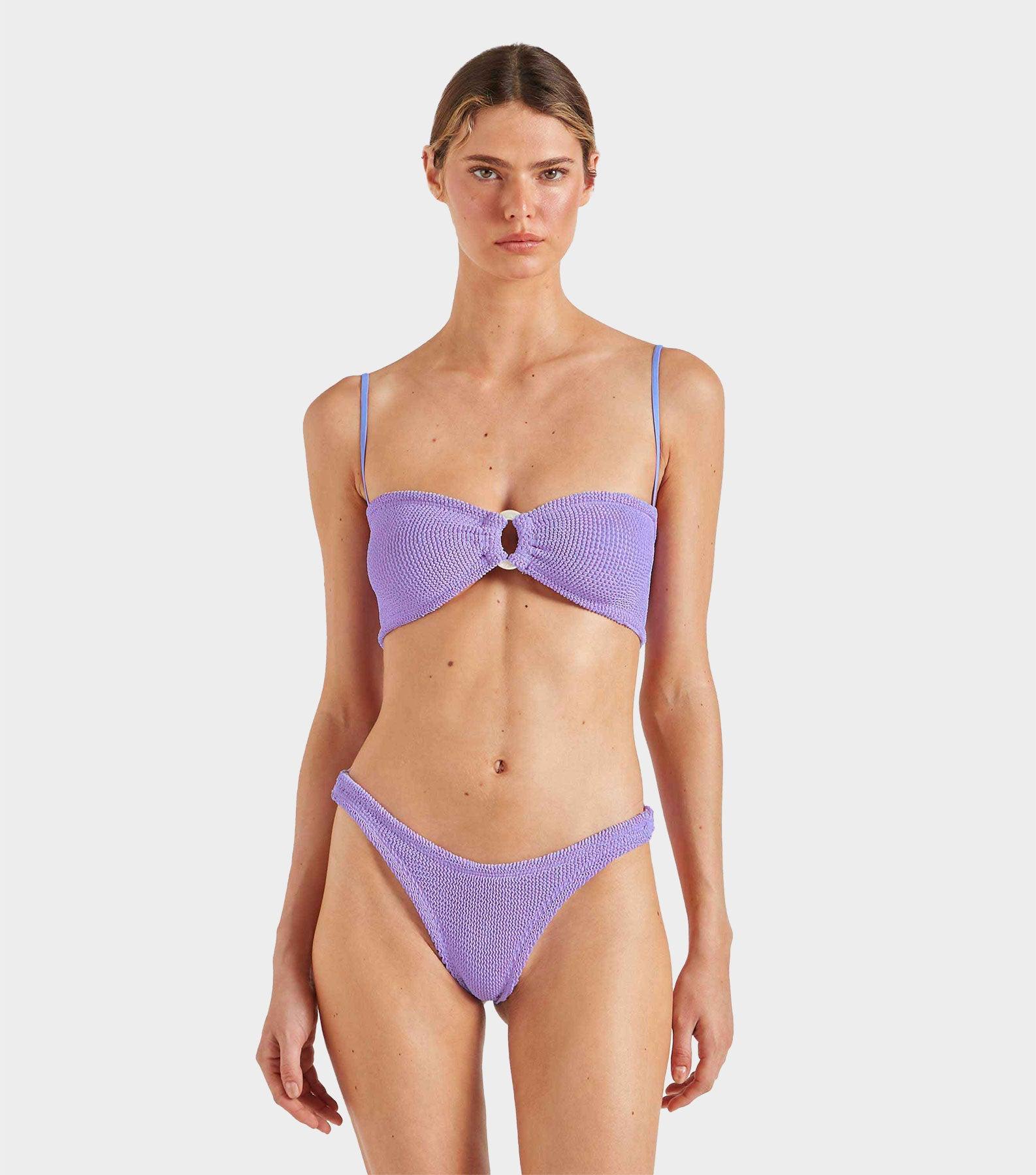 Misty Bikini With Pearly Hoop - Lilac Product Image