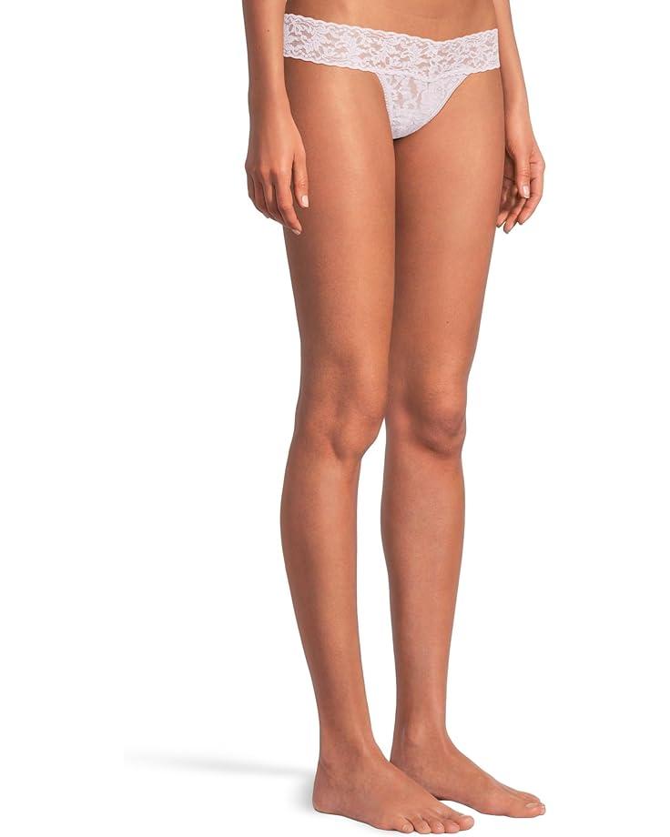 Signature Lace Low Rise Thong 3-Pack Product Image