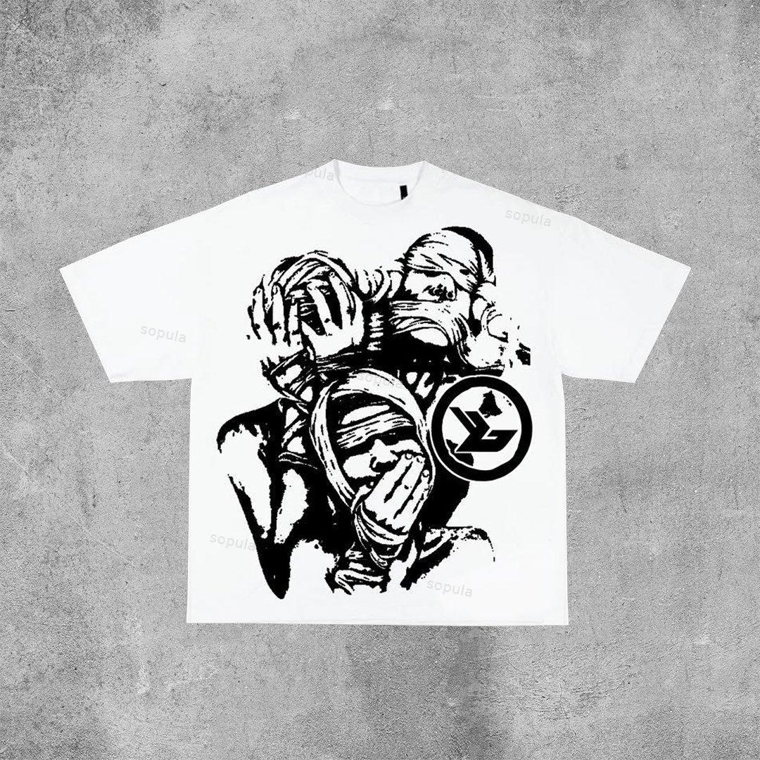 Vintage Members Only Graphic Cotton Short Sleeve T-Shirt Product Image