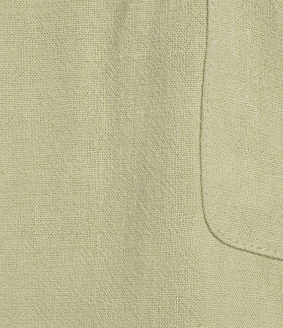 Blu Pepper Short Sleeve Linen Blend Coordinating Box Top Product Image