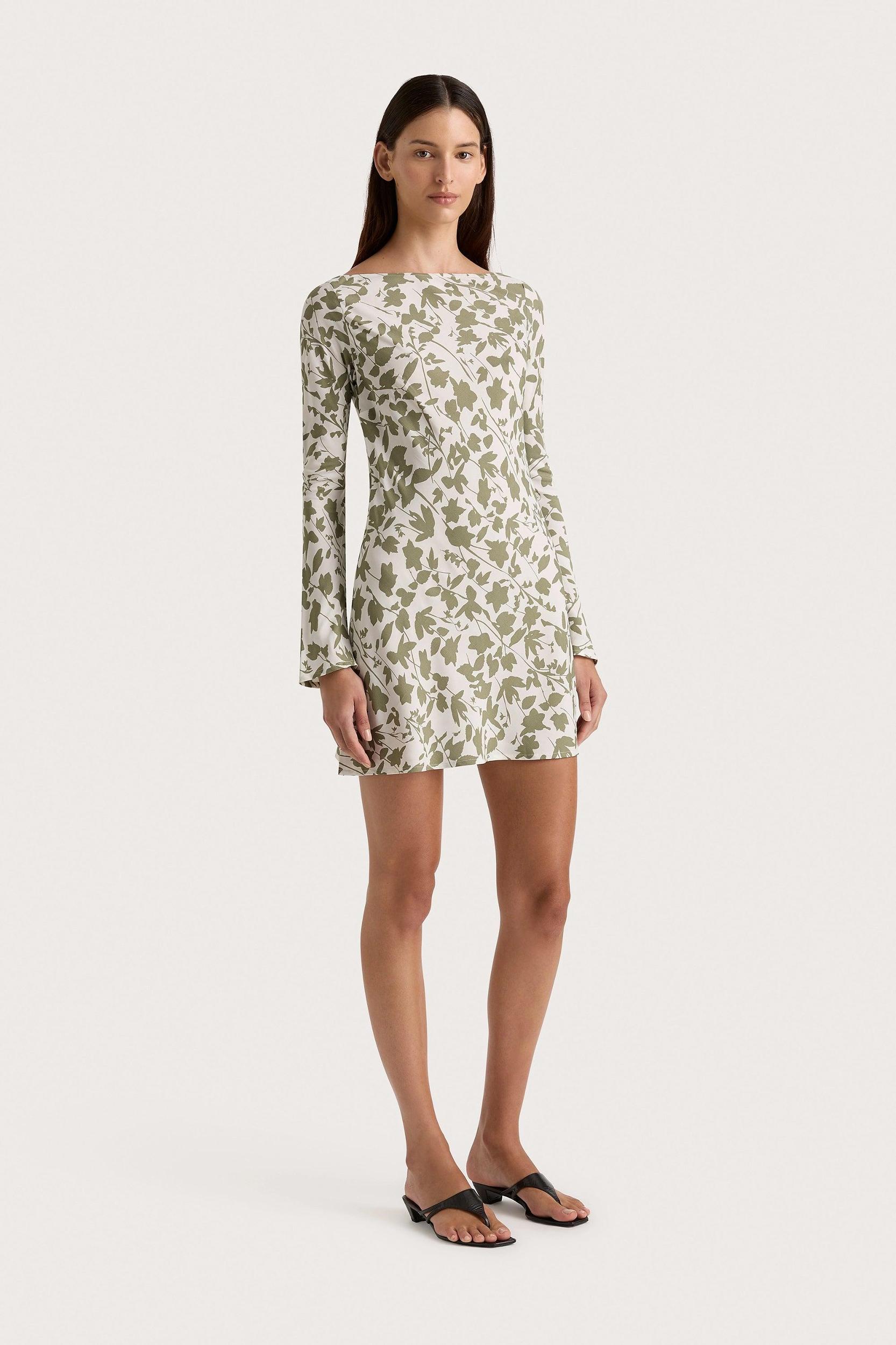 Lilou Mini Dress Poplar Sage - Final Sale Product Image