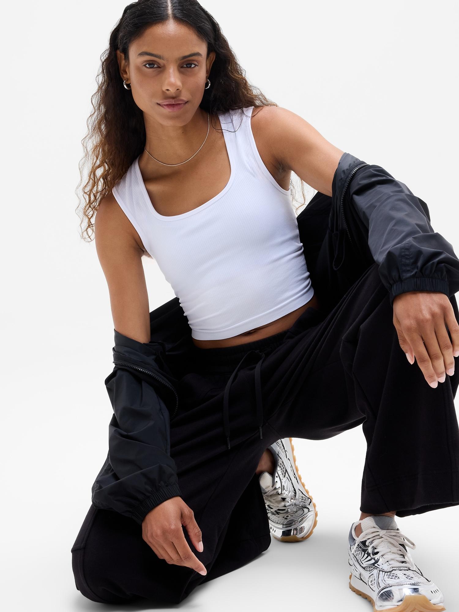 Renew Seamless Square Neck Crop Tank Product Image