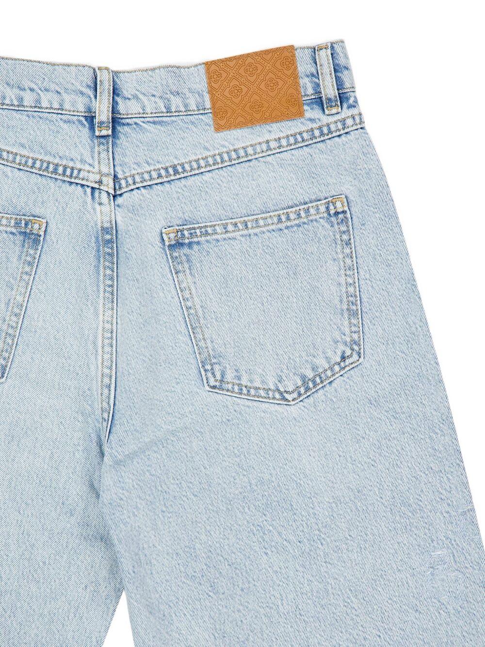 distressed denim shorts Product Image