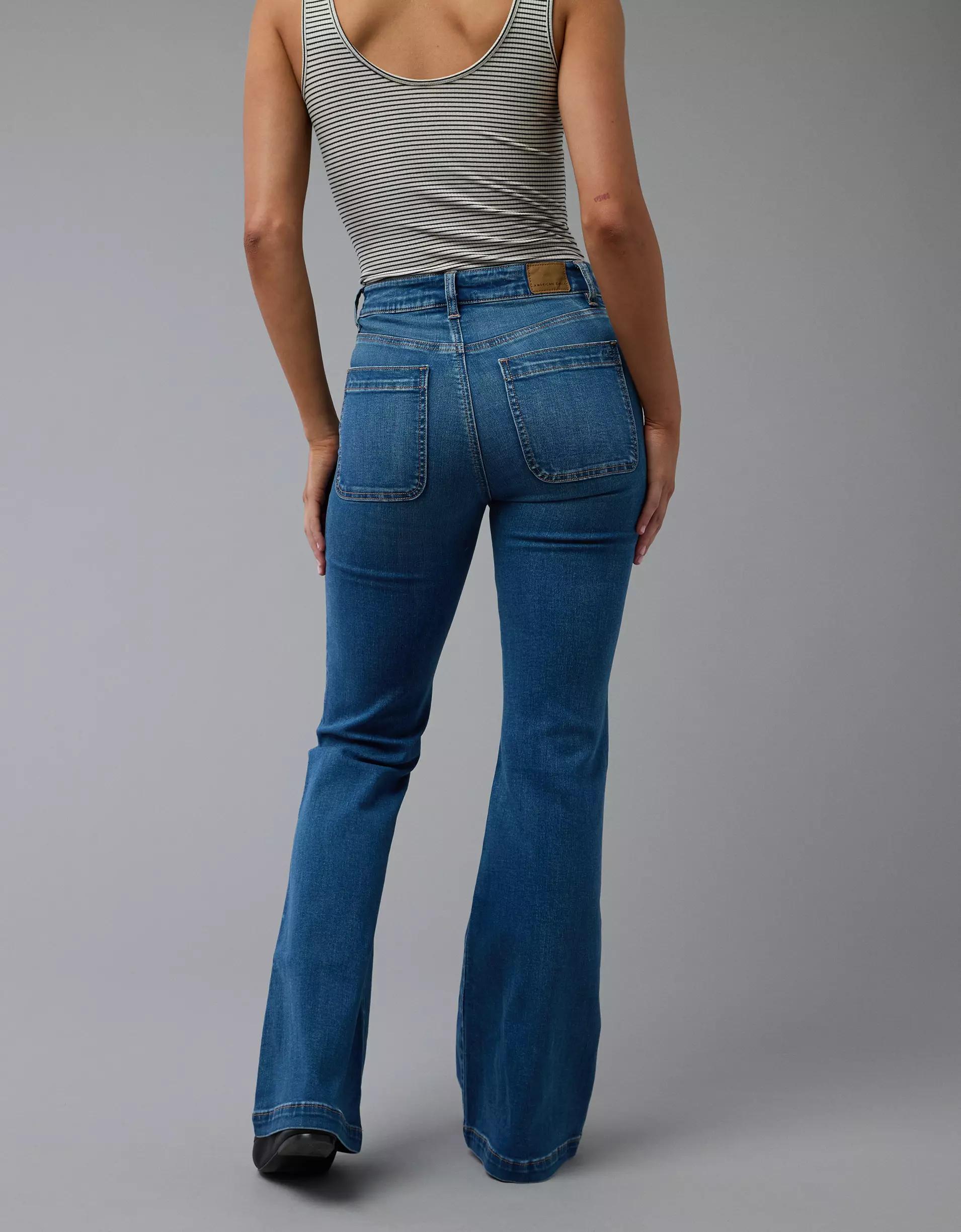 AE Next Level Super High-Waisted Flare Jean Product Image