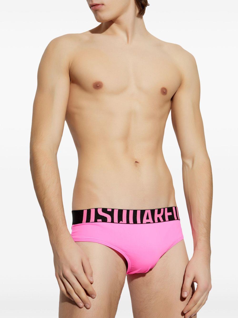 logo-waistband swimming trunks Product Image