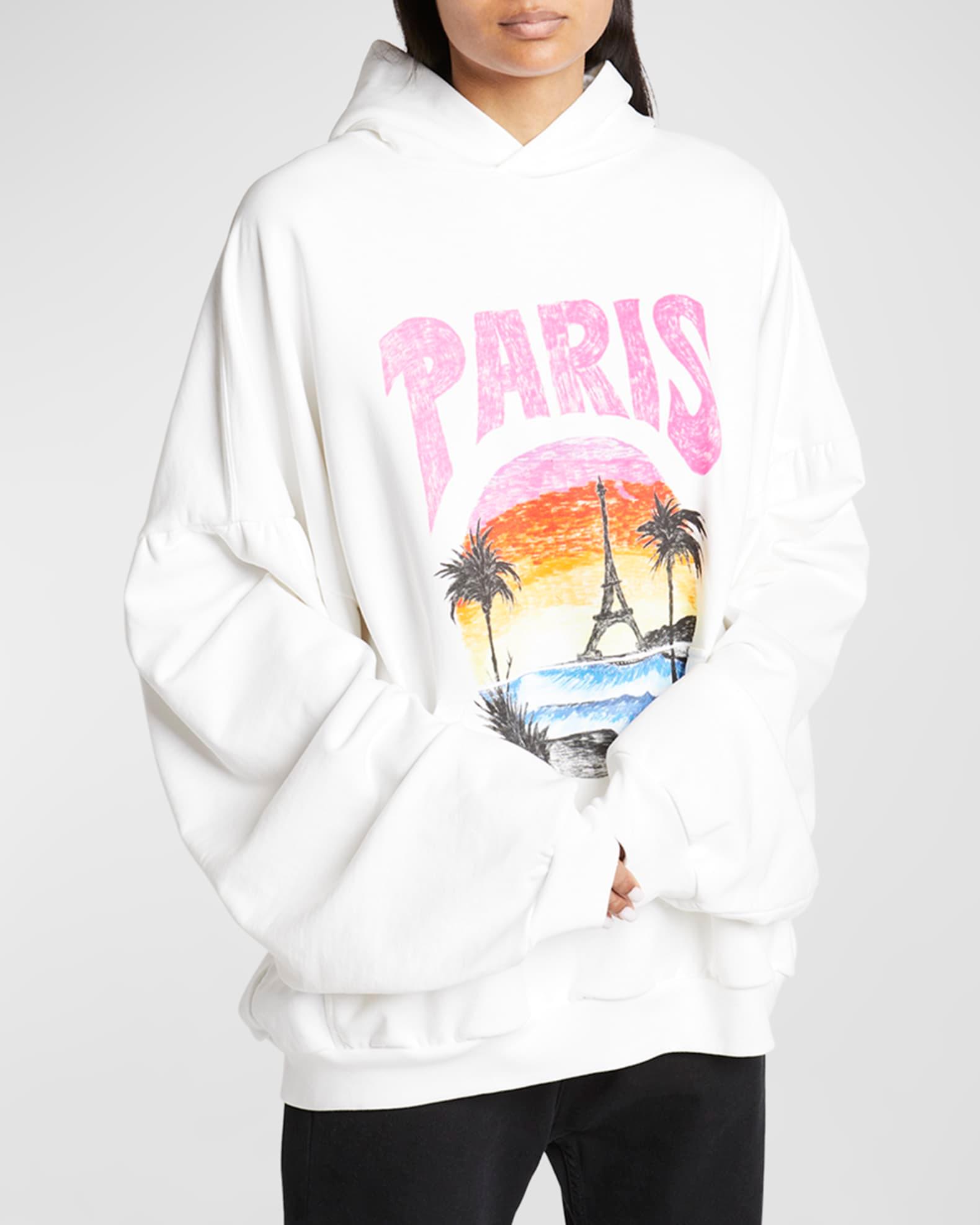 Tropical Paris Oversized Hoodie  Product Image