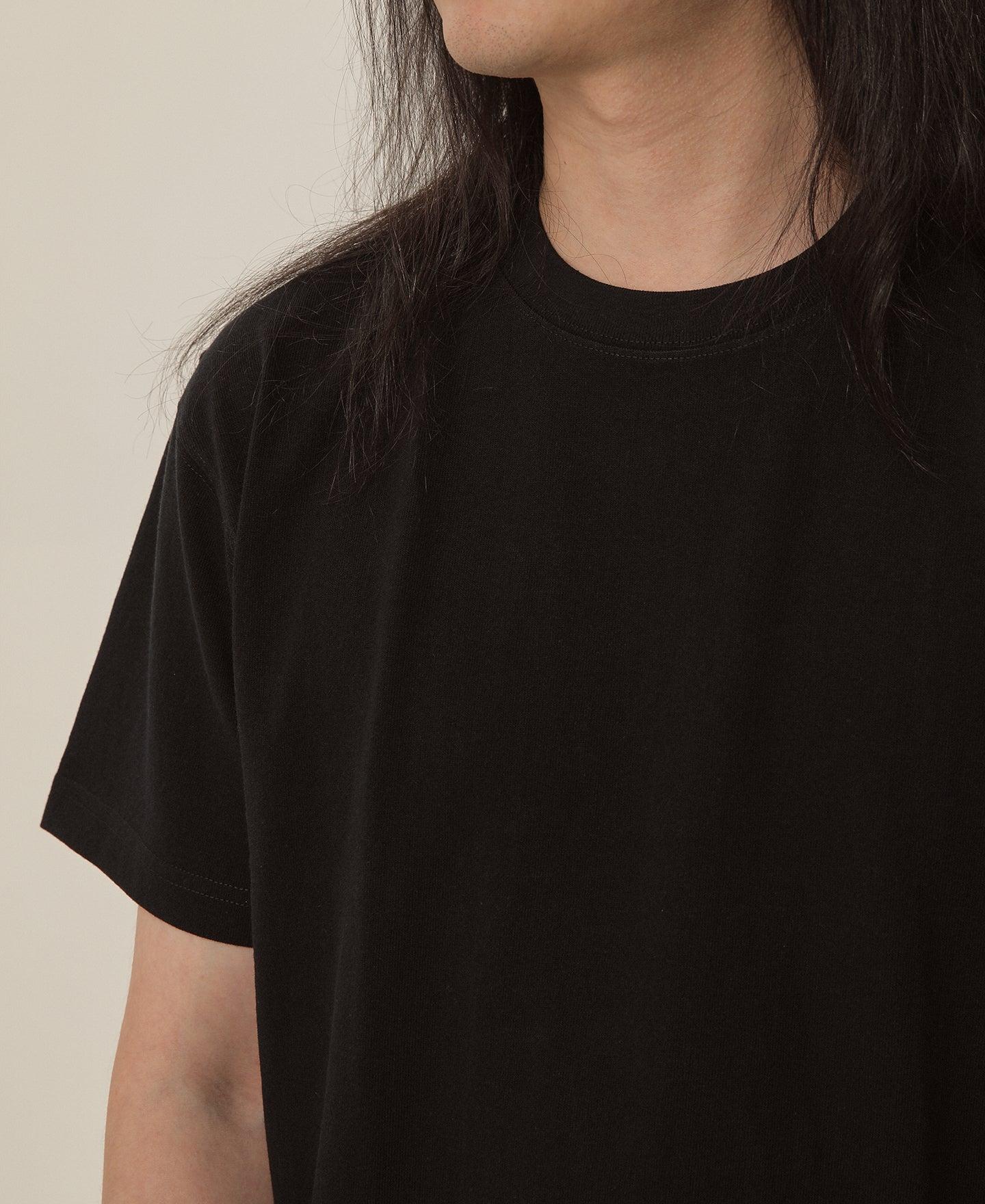 9 oz Cotton Tubular T-Shirt - Black Product Image