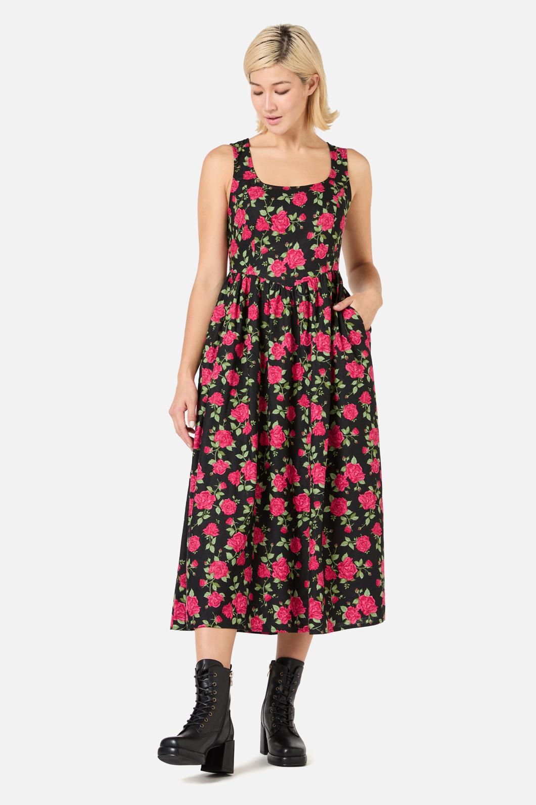 Winter Rose Midi Dress Product Image
