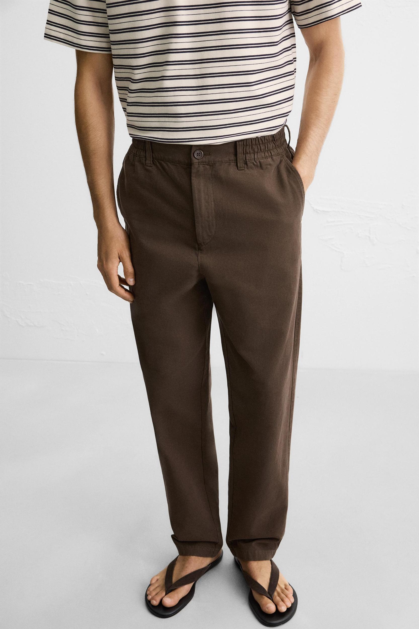 WASHED CANVAS PANTS Product Image