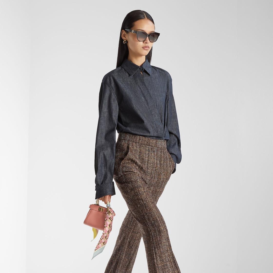 FF DiamondsLow bridge fit Havana acetate sunglasses Product Image