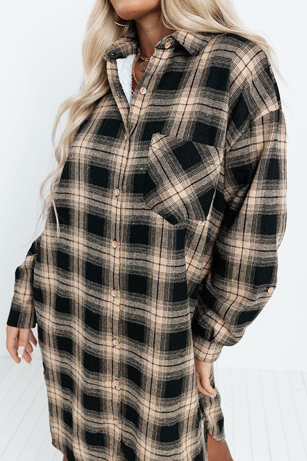 Beside The Fire Sherpa Lined Dress Product Image