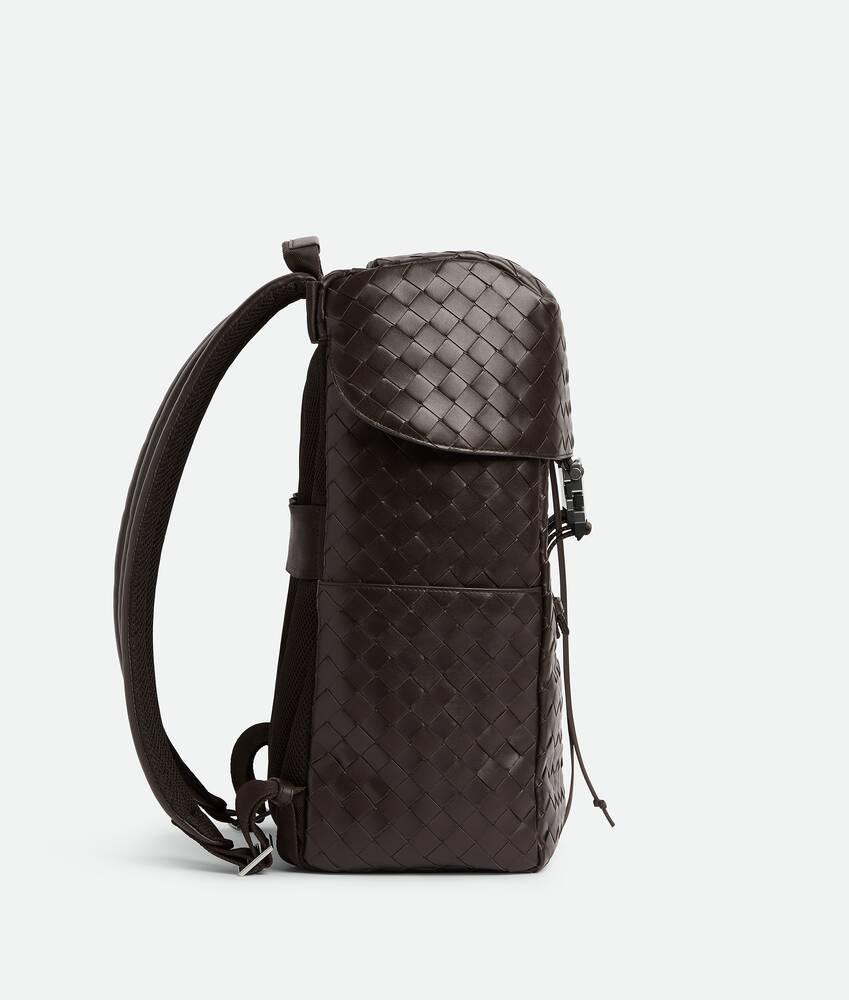 Men's Intrecciato Flap Backpack in Fondant Product Image