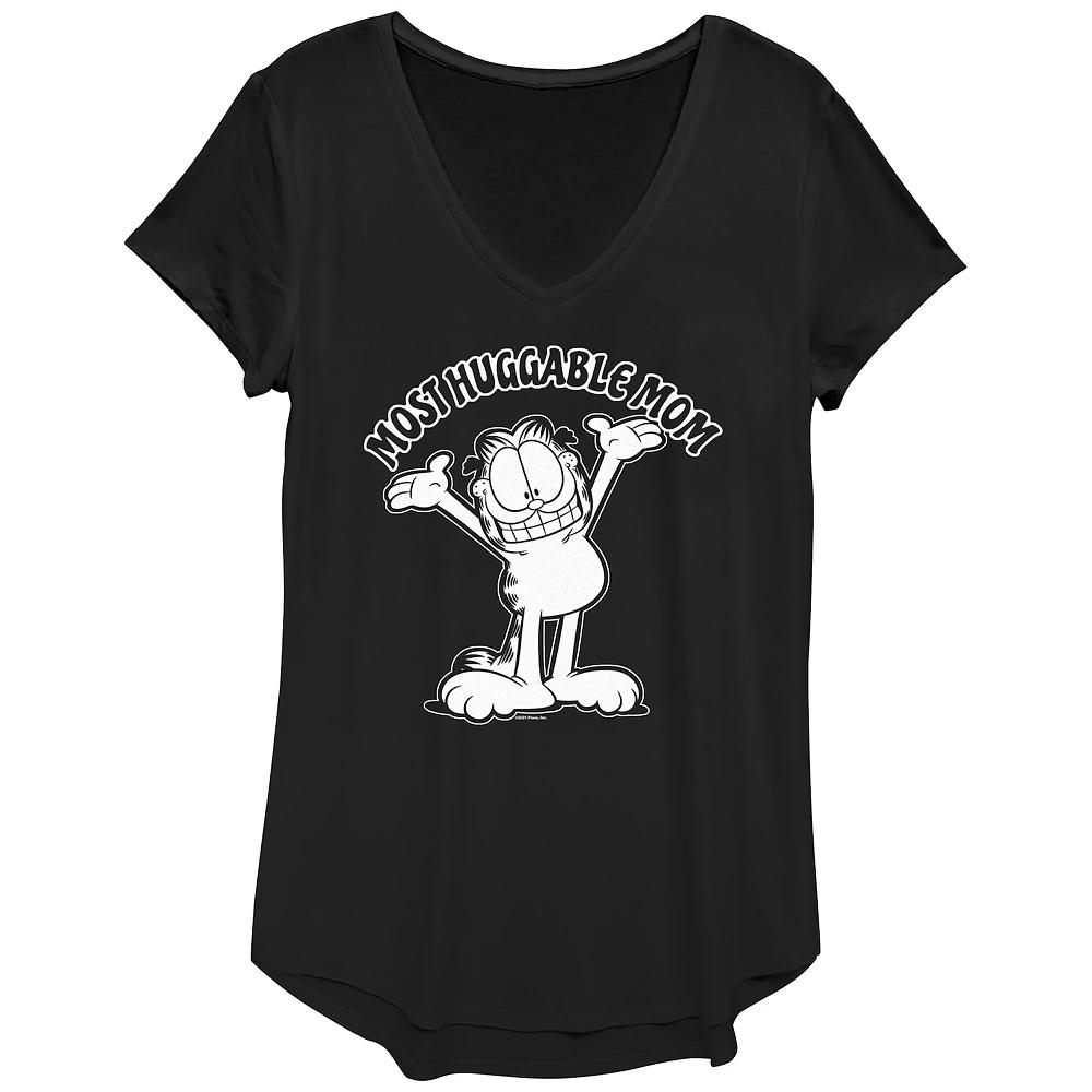 Women's Garfield Most Huggable Mom Graphic Tee,  Product Image