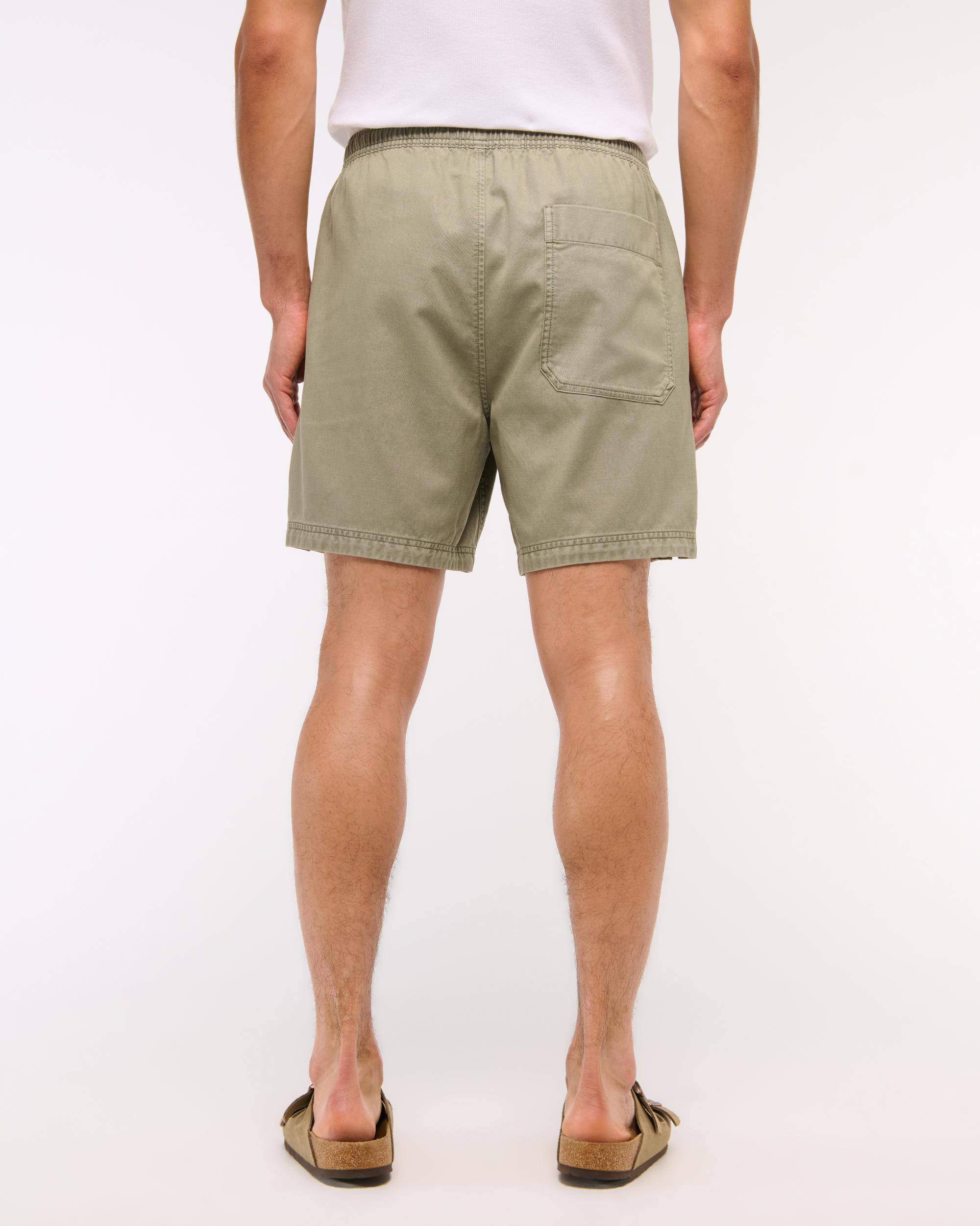 Cotton-Blend Pull-On Short Product Image