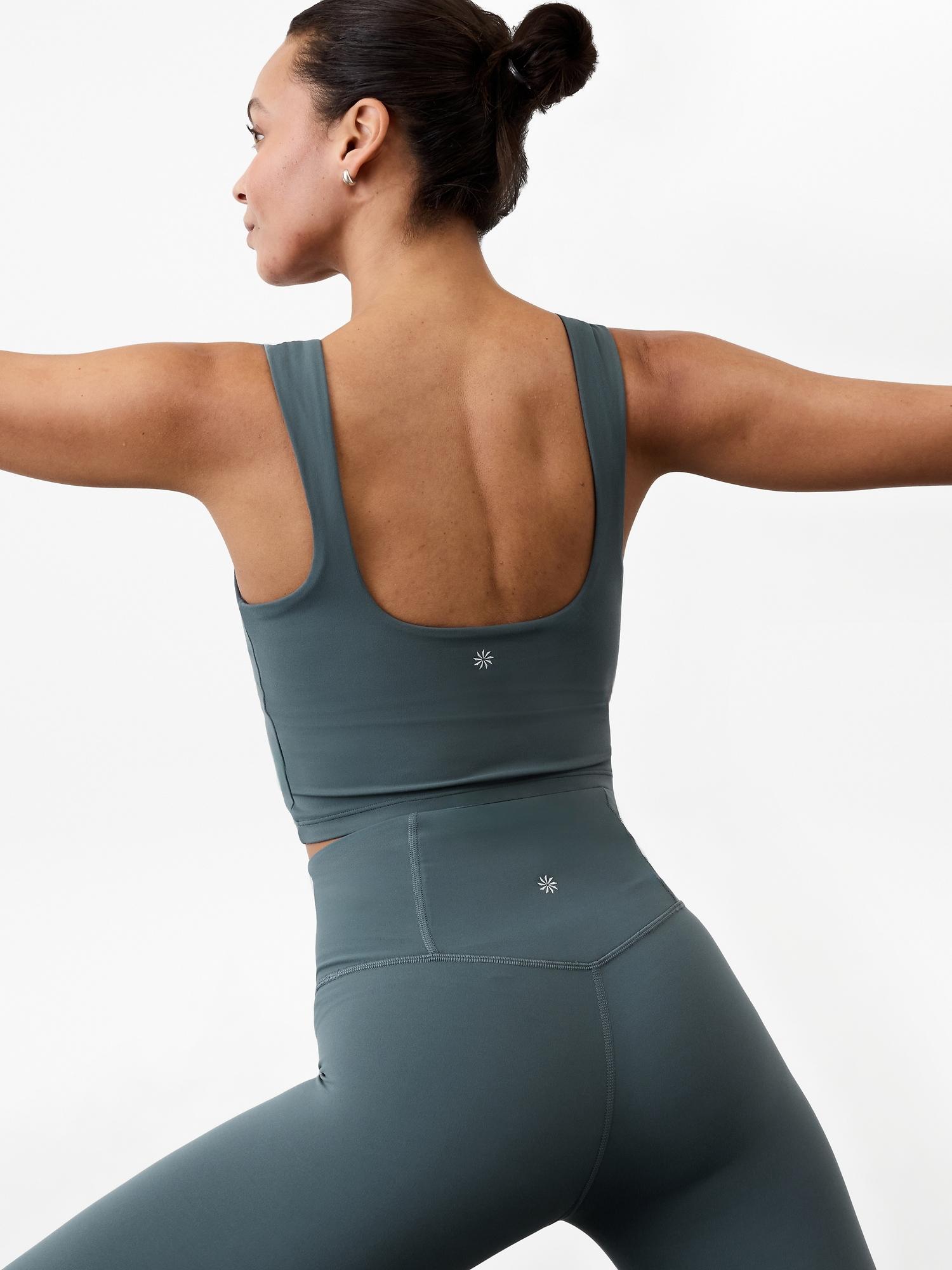 Transcend Square Neck Crop Sports Bra A-C Product Image