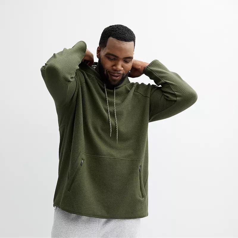 Big & Tall FLX Textured Hoodie, Men's,  Product Image