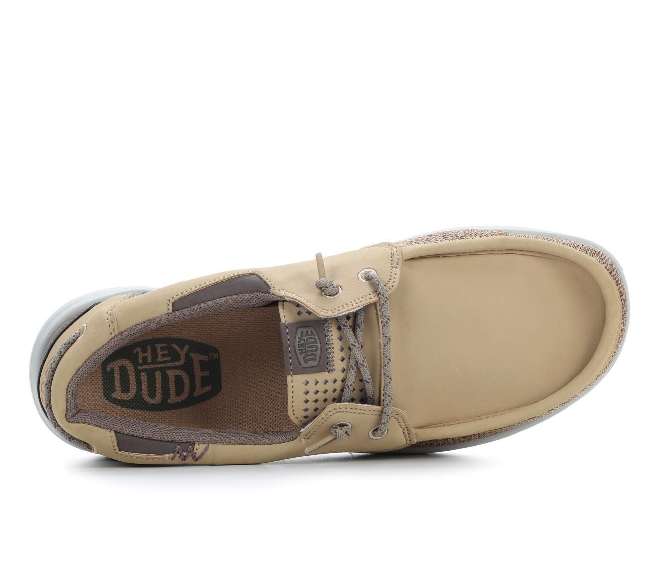 Men's HEYDUDE Welsh Grip Classic Mesh Boat Shoes Product Image