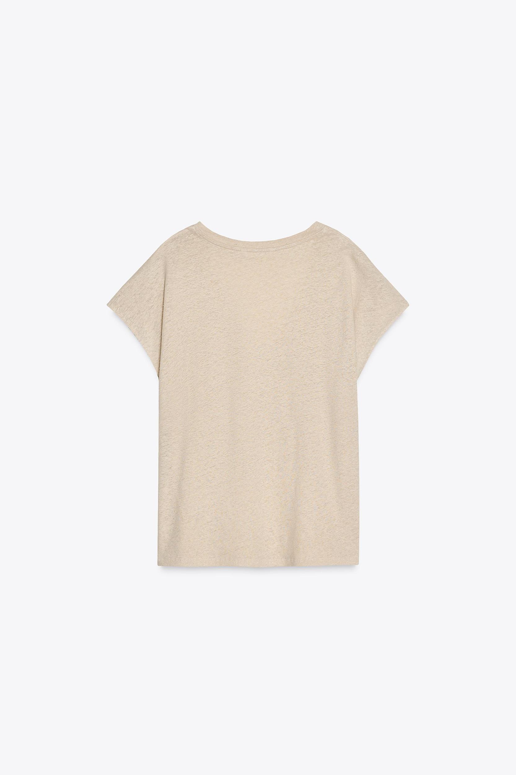LINEN BLEND T-SHIRT Product Image