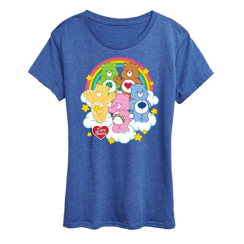 Women's Care Bears Group On Clouds Graphic Tee, Girl's,  Product Image